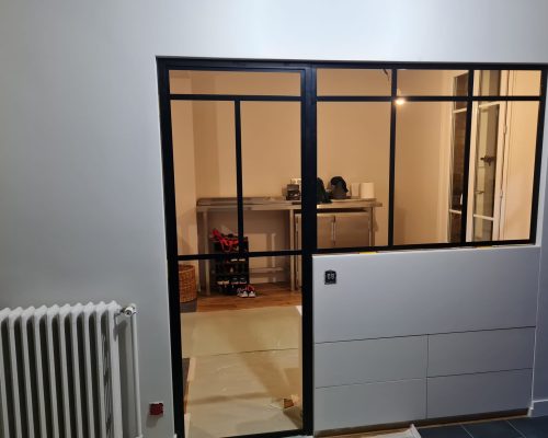 Porte style industriel