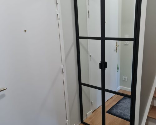 Porte en acier type loft